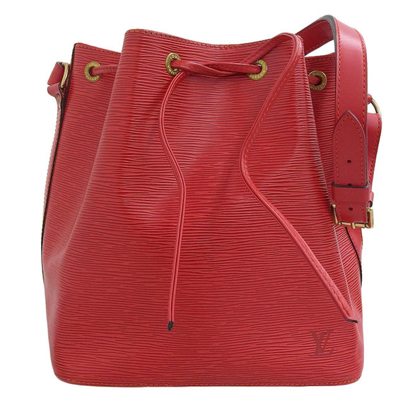 Louis Vuitton Petit Noé Red Leather shoulder - Picture 1 of 10